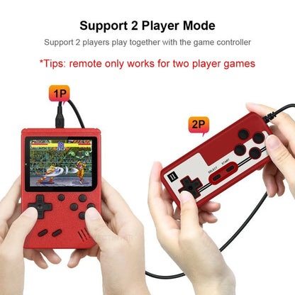 Compact Retro Handheld Video Game Console with 8-Bit Graphics and 3.0 Inch Color LCD – Includes 500 Built-In Games for Kids