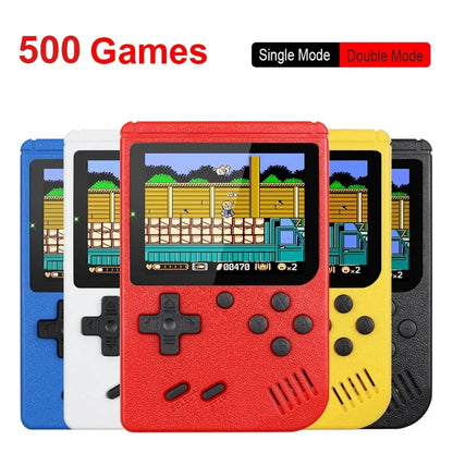 Compact Retro Handheld Video Game Console with 8-Bit Graphics and 3.0 Inch Color LCD – Includes 500 Built-In Games for Kids